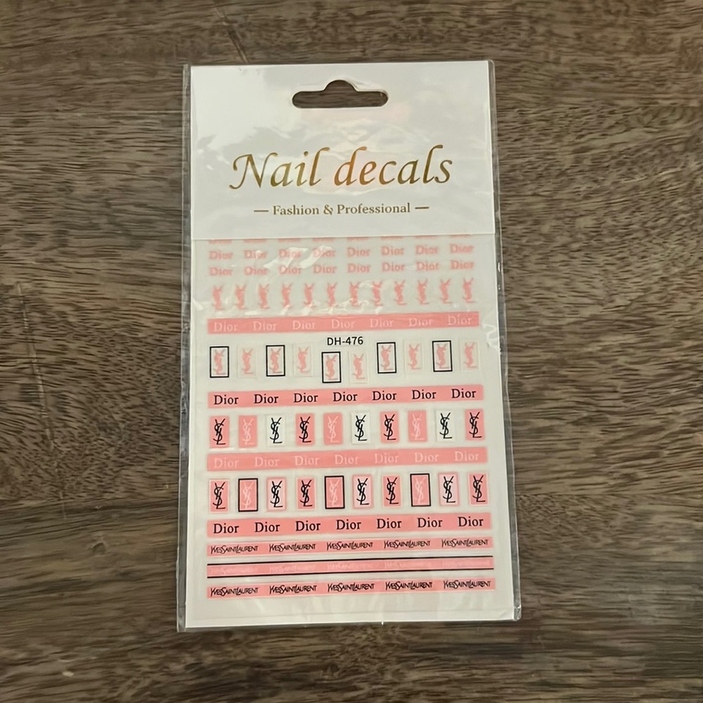Luxury nail design stickers